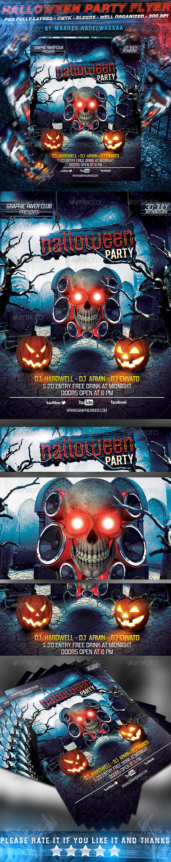 Halloween Party Flyer