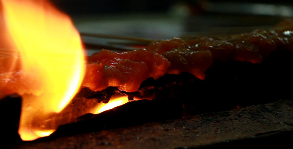 Grilling Satay Grilling Satay