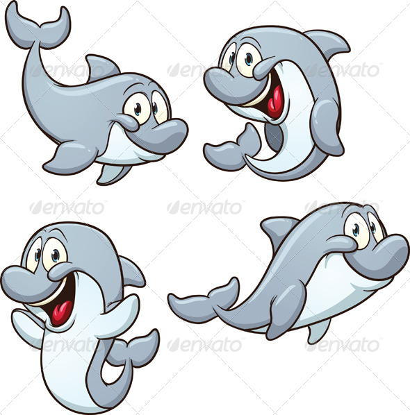 Cartoon Dolphin Cartoon Dolphin