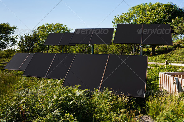 small Solar farm for pumping water