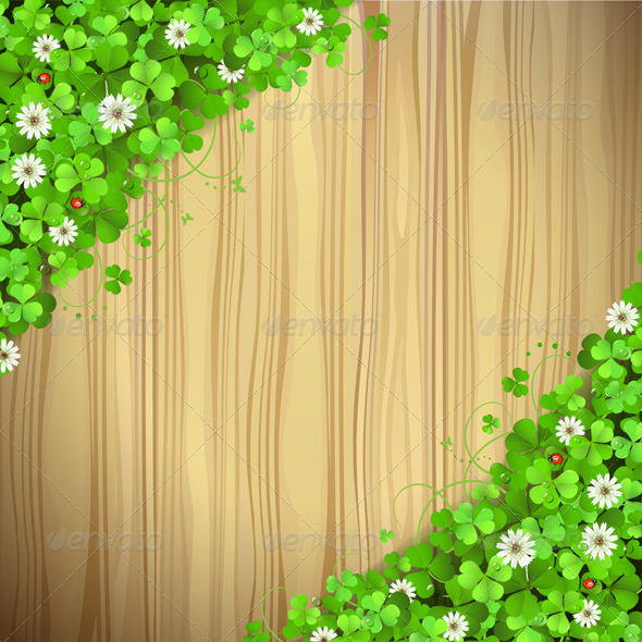 Wood with Clover Wood with Clover