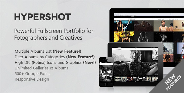 Hypershot - Photography Portfolio WordPress Theme