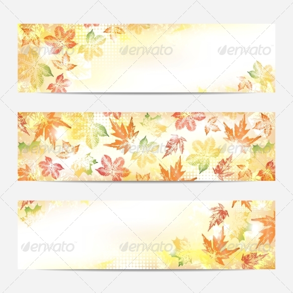 Collection of Autumn Banners Collection of Autumn Banners