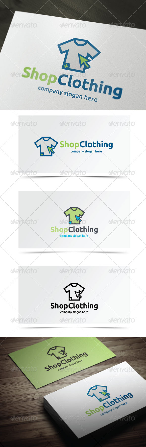 Shop Clothing - Symbols Logo Templates