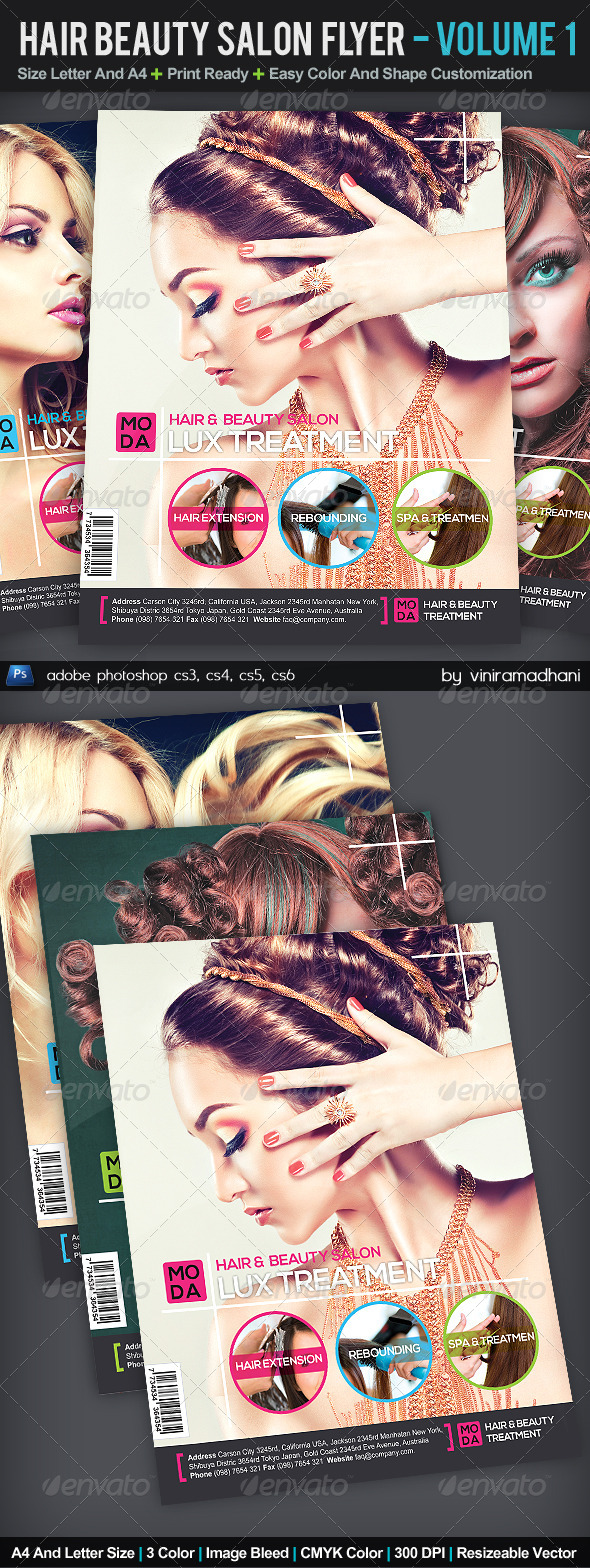 Hair And Beauty Salon Flyer | Volume 1