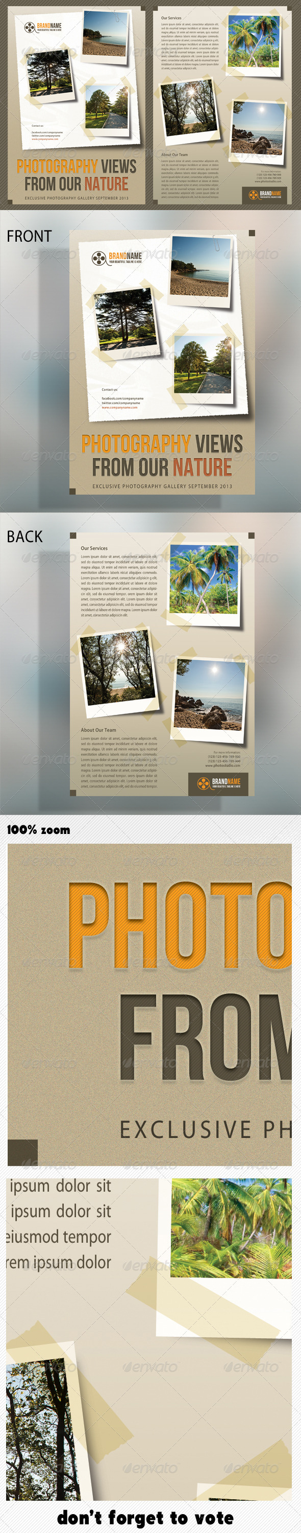 Photograph Product Multipurpose Flyer 03 Photograph Product Multipurpose Flyer 03