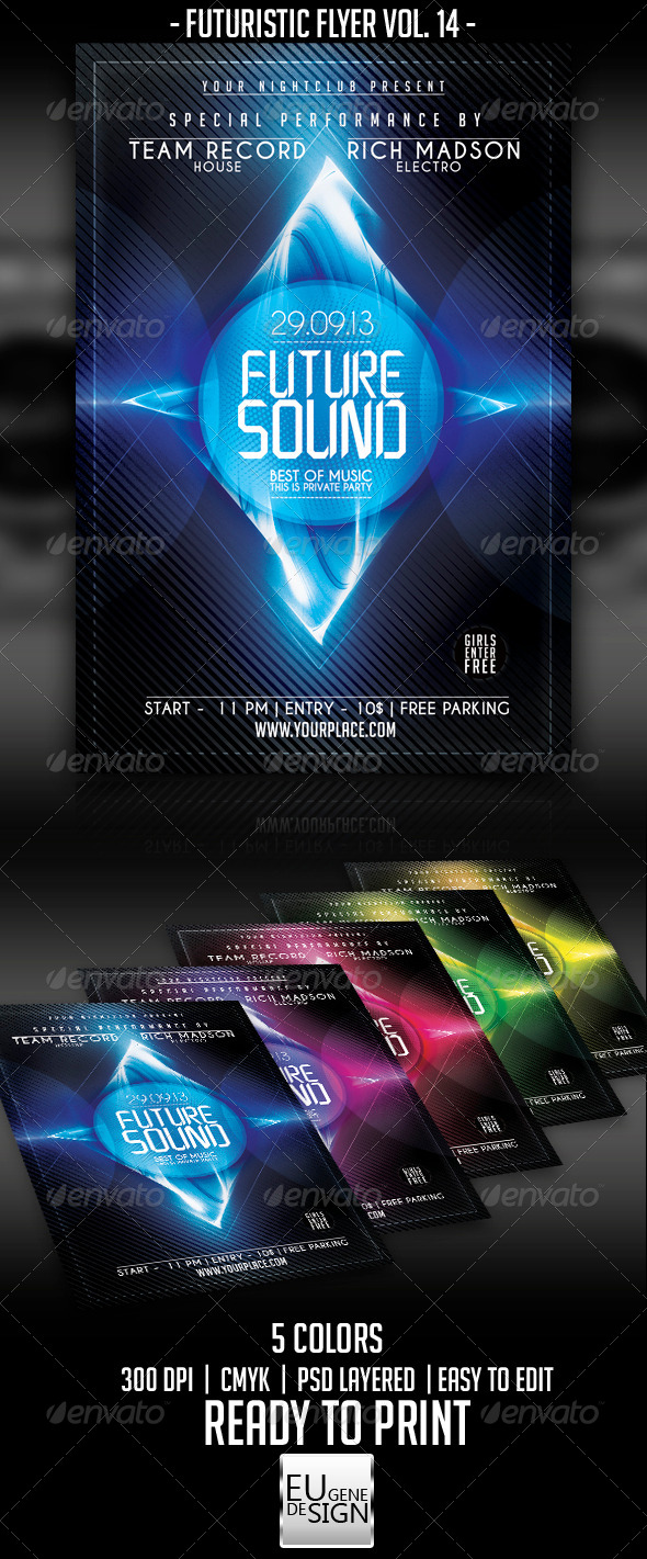 Futuristic Flyer Vol 14 Futuristic Flyer Vol 14