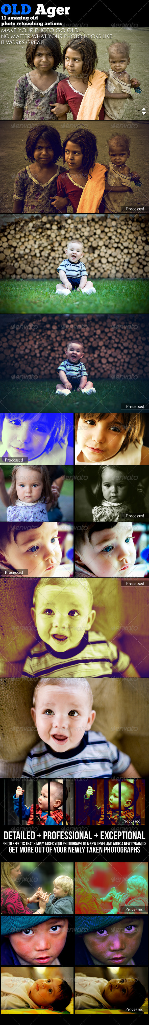 Oldager 11 Powerful Image Processing Action Set - Photo Effects Actions