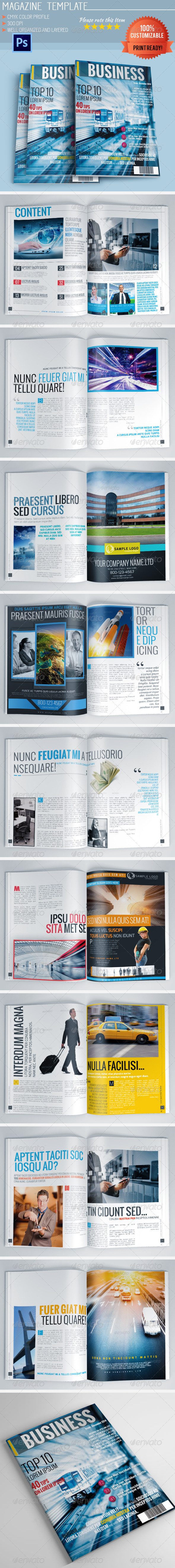 Corporate Magazine Template Vol.2 - Magazines Print Templates