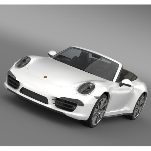 Porsche 911 Carerra s Cabrio 2013 - 3DOcean Item for Sale
