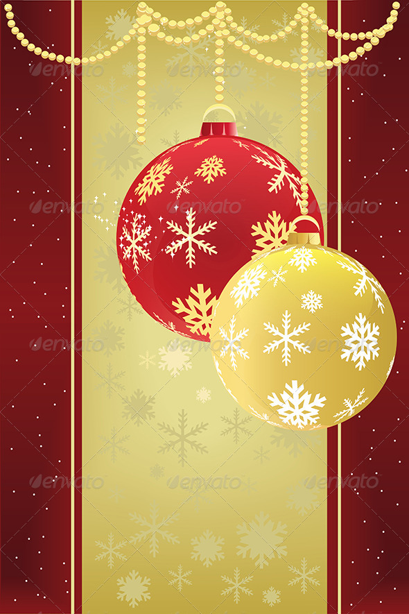 Christmas Baubles Background Christmas Baubles Background