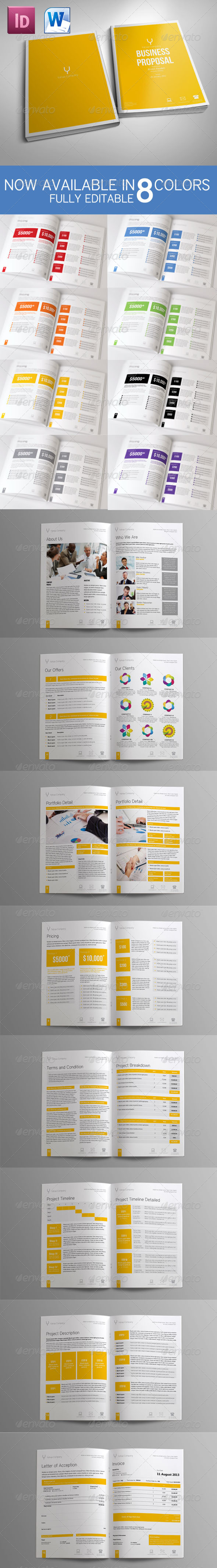 Sleman Clean Proposal Template Volume 3 - Proposals & Invoices Stationery