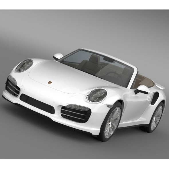 Porsche 911 Turbo Cabrio 2014 - 3DOcean Item for Sale
