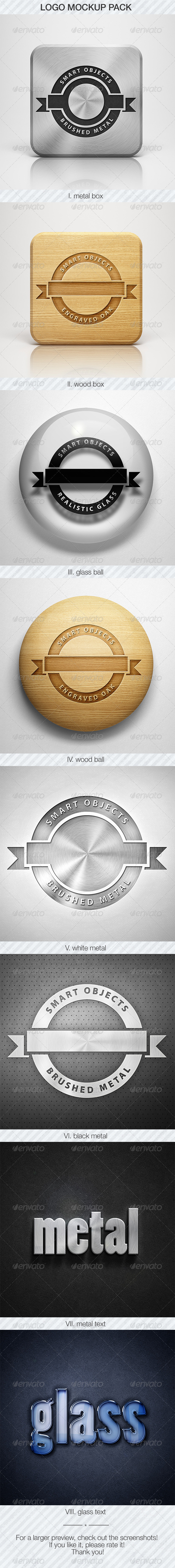 Logo Mockup Pack Logo Mockup Pack