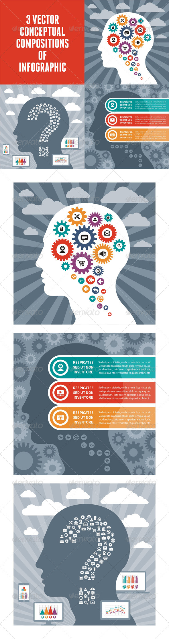 GraphicRiver Infographic Concept with Human Head 5601207 GraphicRiver Infographic Concept with Human Head 5601207