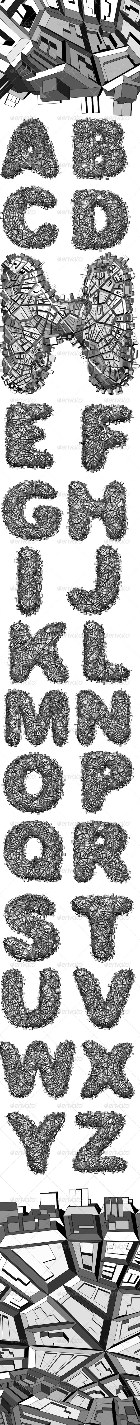 Modern Uppercase Alphabet Modern Uppercase Alphabet