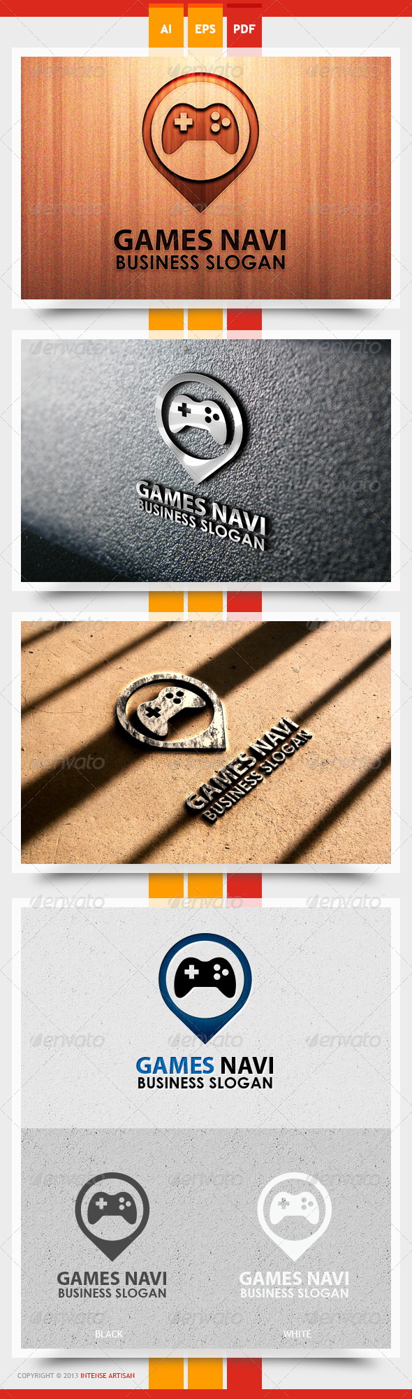 Game Navi Logo Template Game Navi Logo Template