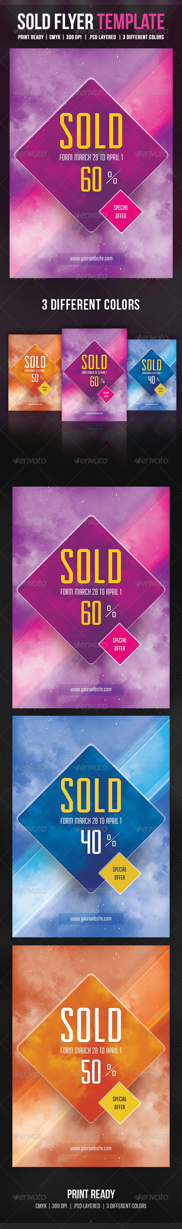 Sold Flyer Template - Commerce Flyers