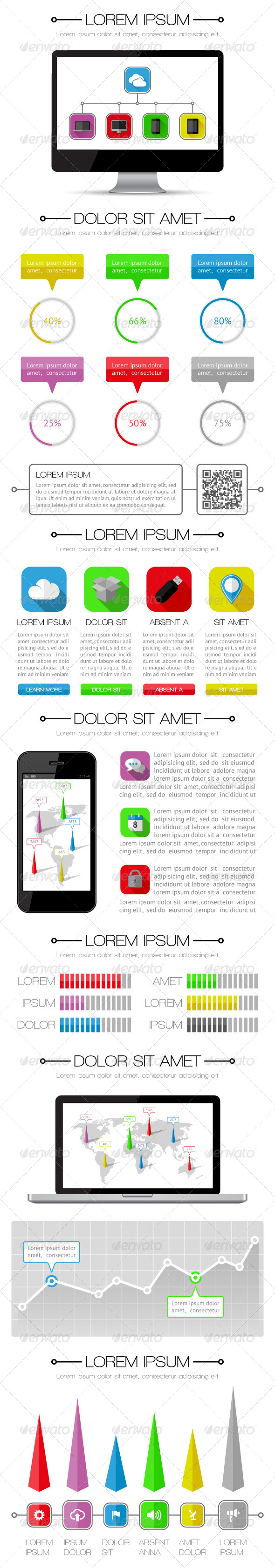 UI Infographics and Web Elements UI Infographics and Web Elements