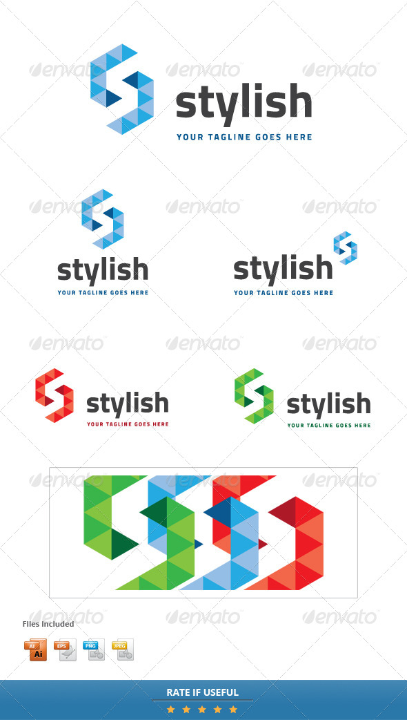 Stylish Brand Logo Template Stylish Brand Logo Template