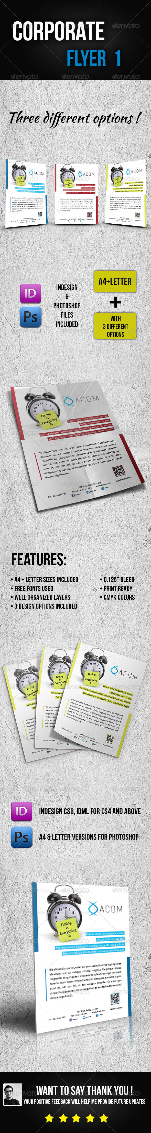 Corporate Flyer 1 - Print Templates