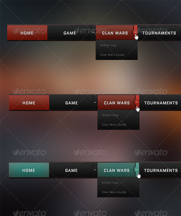 Game Navigation Bars Game Navigation Bars