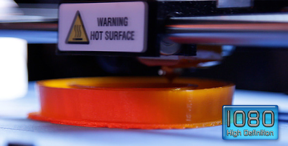 3D Printer Builds Product Prototype 3D Printer Builds Product Prototype