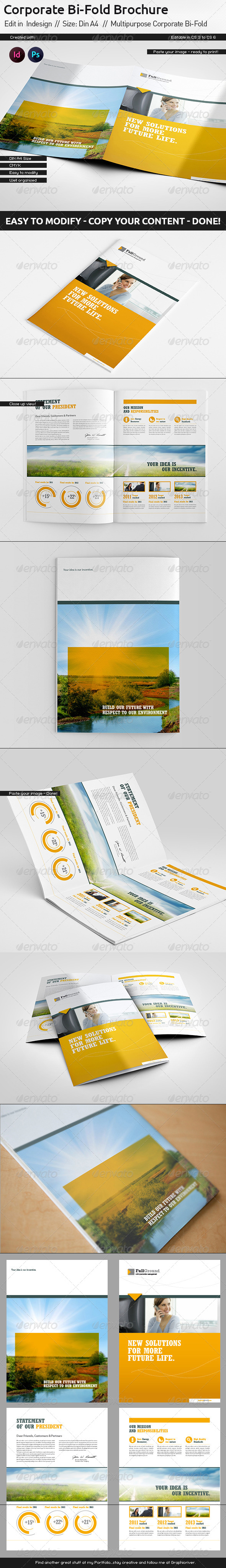 Corporate Report Din A4 Bi-Fold Corporate Report Din A4 Bi-Fold