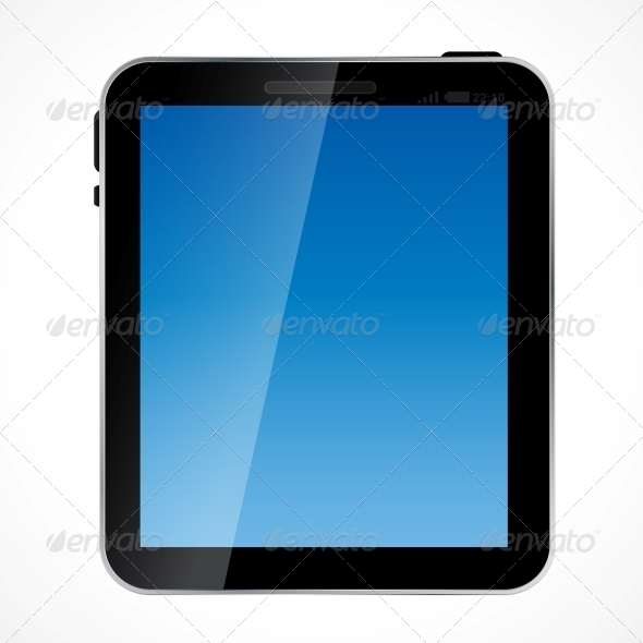Abstract Digital Tablet Vector Illustration Abstract Digital Tablet Vector Illustration