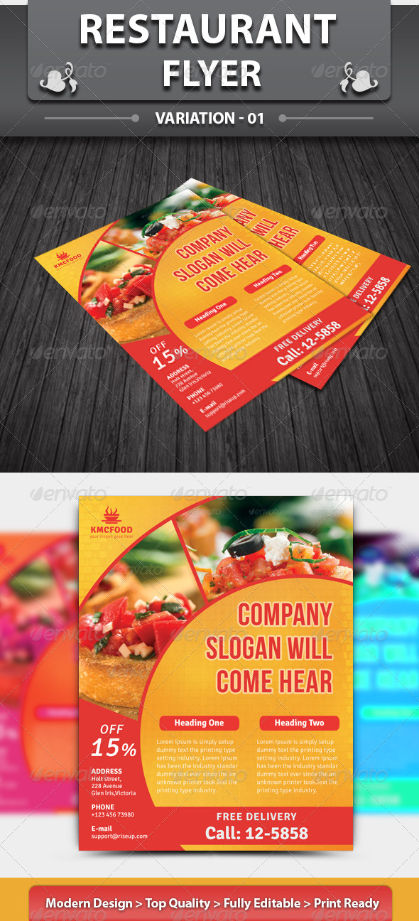 Restaurant Business Flyer | Volume 12