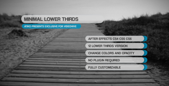 Minimal Lower Thirds Minimal Lower Thirds
