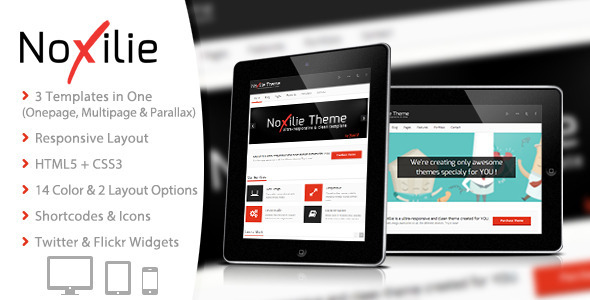 NoXilie - Multipurpose Responsive HTML Template