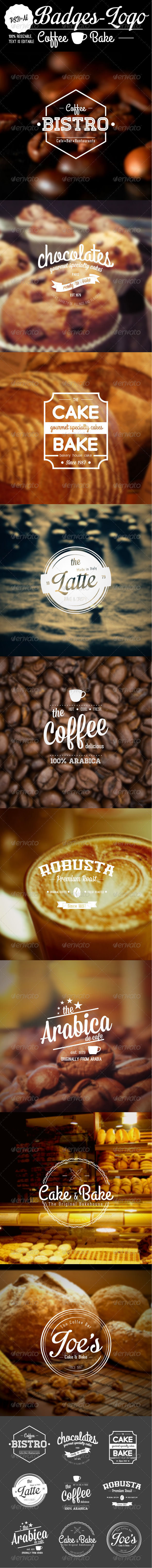 9 Badge-Logo Coffee and Bake 9 Badge-Logo Coffee and Bake