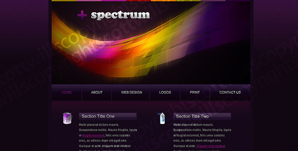 + Spectrum | Portfolio Template
