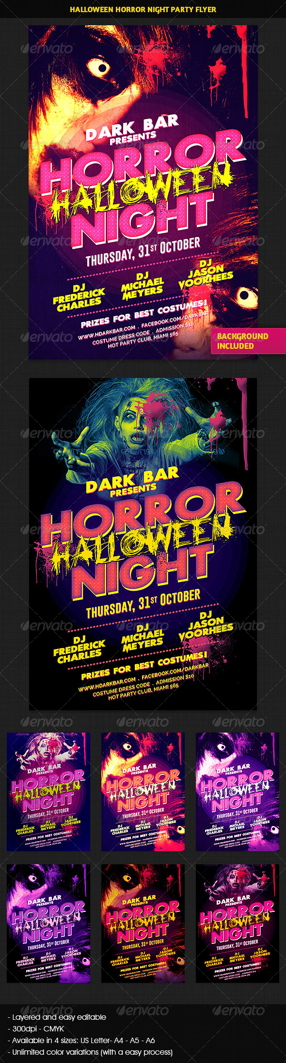 Halloween Horror Night Party Flyer