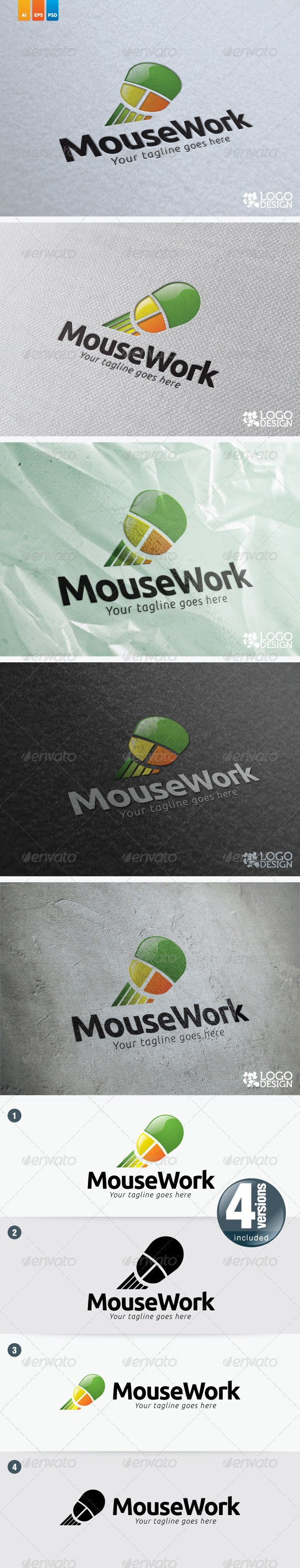 Mouse Work - Objects Logo Templates