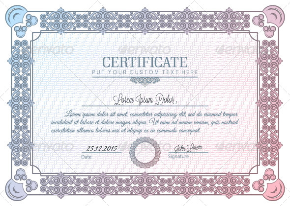Certificate Frame Vintage Diploma Certificate Frame Vintage Diploma