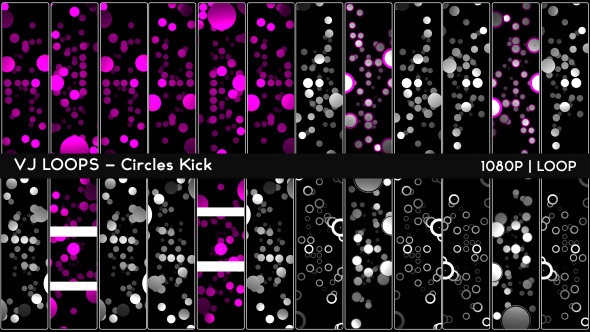 VJ Loops Circles Kick VJ Loops Circles Kick