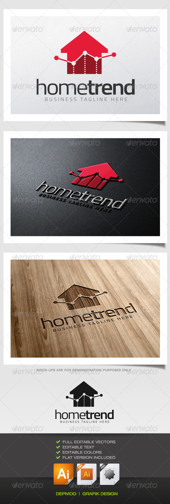 Home Trend Logo - Symbols Logo Templates