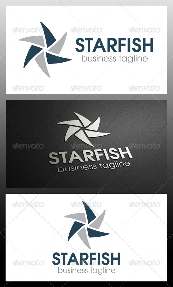 Starfish Logo Template Starfish Logo Template