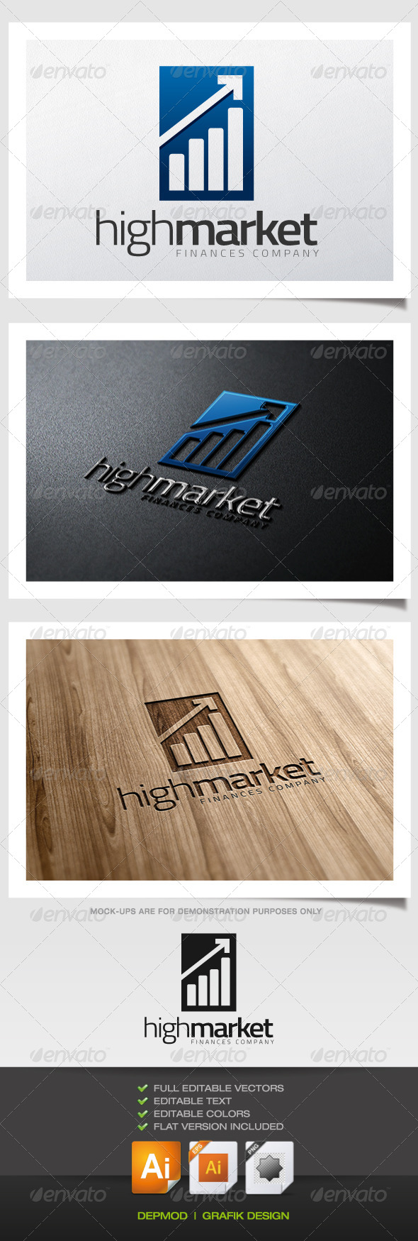 High Market Logo - Symbols Logo Templates