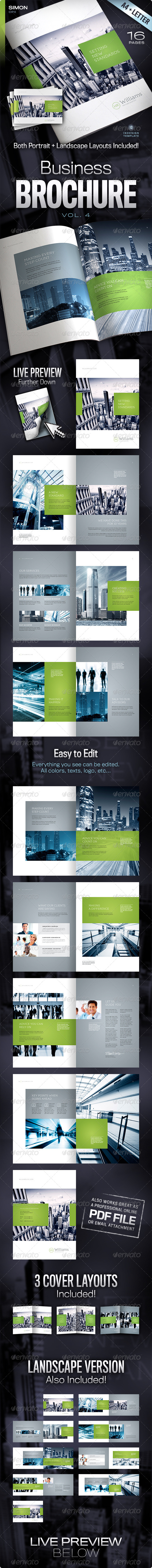 Corporate Business Brochure 16 pages A4 & Letter Corporate Business Brochure 16 pages A4 & Letter