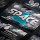 Space Night Creative Business Card Space Night Creative Business Card - GraphicRiver Item for Sale