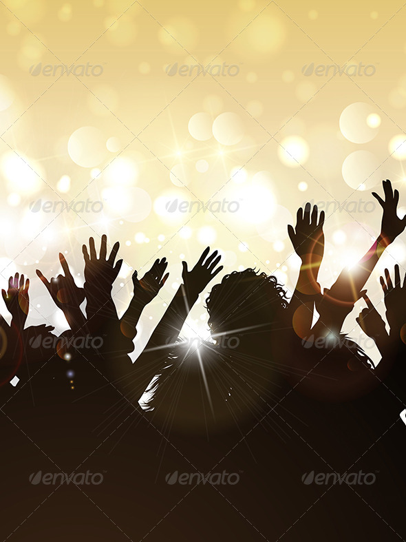 Christmas Party Crowd - Christmas Seasons/Holidays