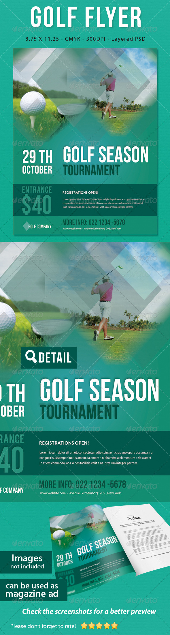 Golf Flyer Print Ad Golf Flyer Print Ad