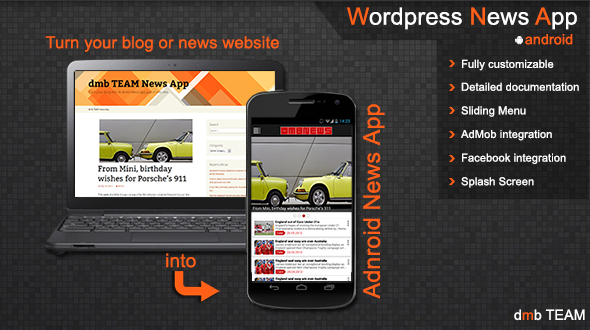 Create user friendly and nice looking Android News Application 