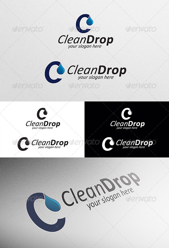 Clean Drop Logo