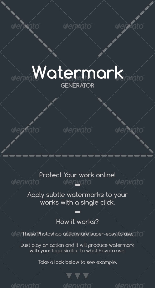 Watermark Generator Photoshop Actions - Utilities Actions