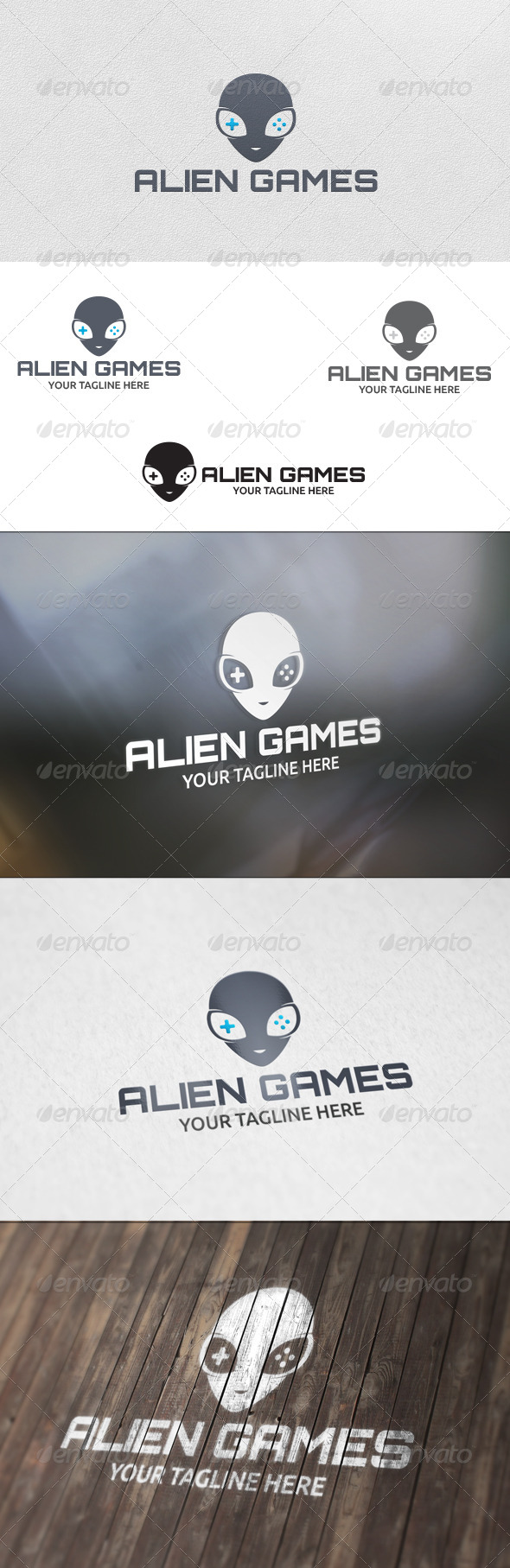 Alien Games - Logo Template