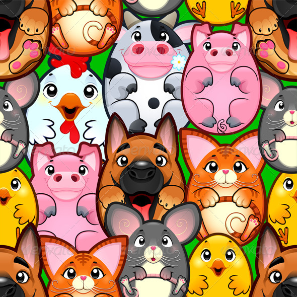 Seamless Animal Pattern Seamless Animal Pattern